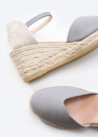Reus Canvas Espadrille Wedges by Viscata