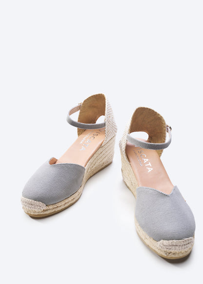 Reus Canvas Espadrille Wedges by Viscata