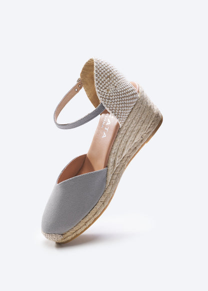 Reus Canvas Espadrille Wedges by Viscata