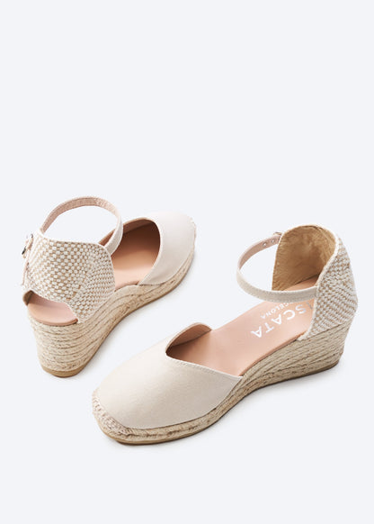 Reus Canvas Espadrille Wedges by Viscata