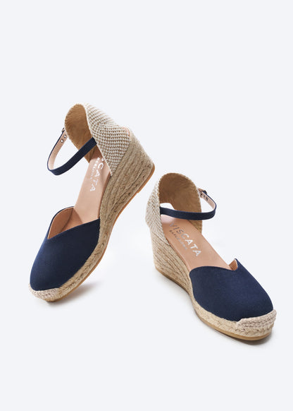 Reus Canvas Espadrille Wedges by Viscata