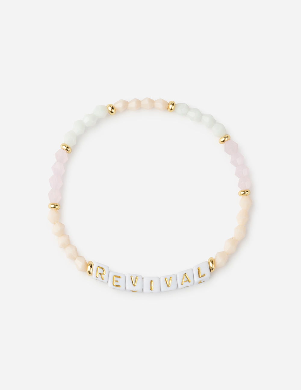 Elevated Faith Revival Letter Bracelet