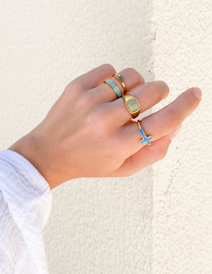 Elevated Faith Be Still Ring