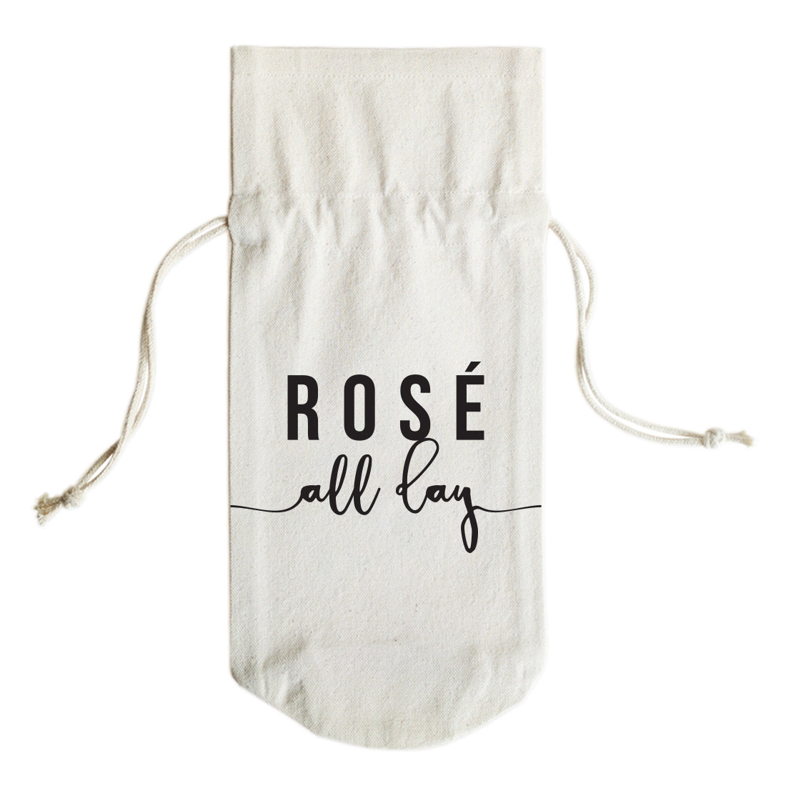 The Cotton and Canvas Co. Rosé All Day Canvas Wine Bag