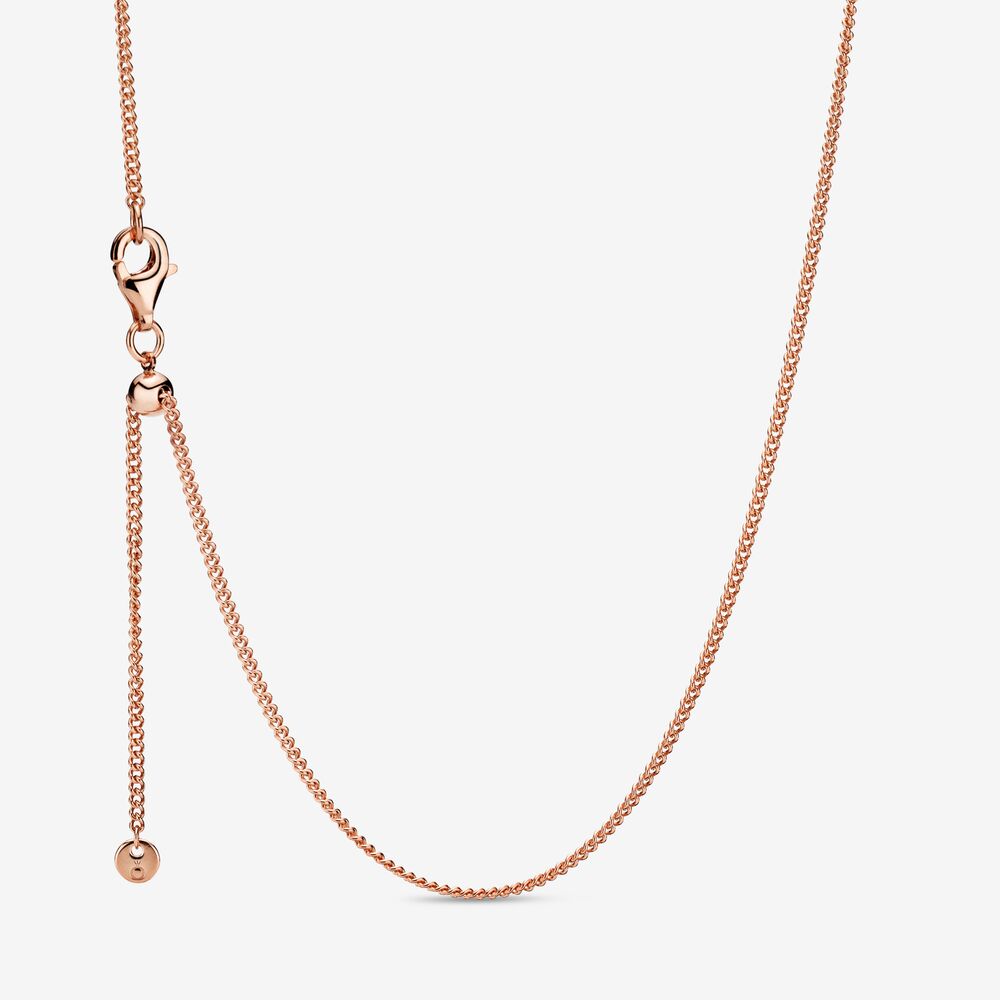 Mint & Lily Italian Milano Sterling Silver Adjustable Chain Necklace