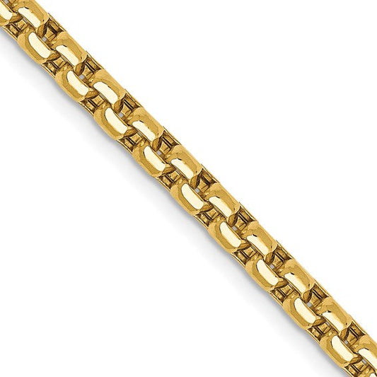 Round Box Chain for Men 22 inch