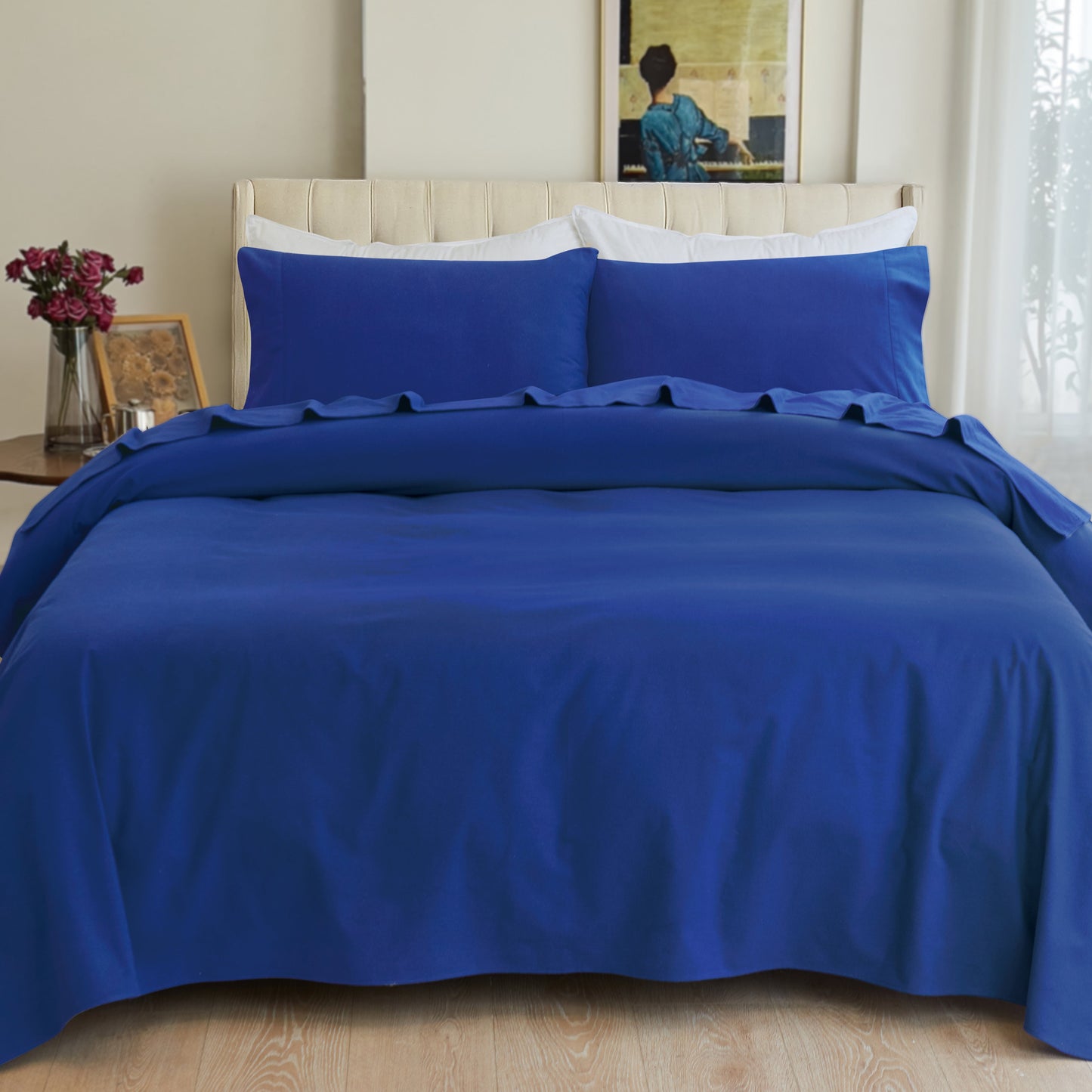 Mocassi 4-Piece Cotton Flannel Sheet Set - 100% Turkish Cotton