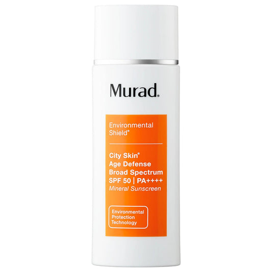 City Skin Age Defense Mineral Sunscreen Broad Spectrum SPF 50 PA++++ - Vegan, Cruelty-Free Face Protection