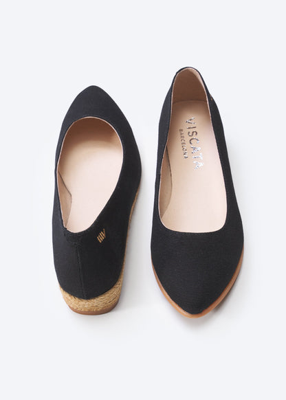 Rubina Canvas Espadrille Flats by Viscata
