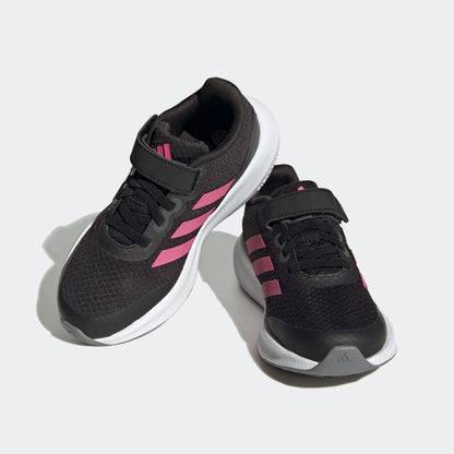[HP5875] Youth adidas Runfalcon 3.0 Elastic Lace Top Strap ‘Core Black Pulse Magenta Grey Six (GS)'