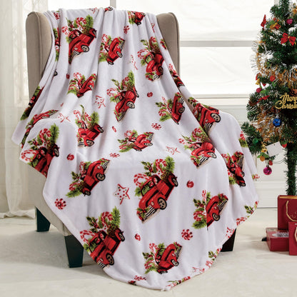Elegant Comfort 50" x 60" Holiday Velvet Plush Blanket Throw - 50 x 60 inches
