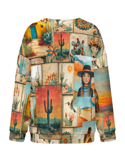 Baha Ranch Colores de Mexico Pictures of the Southwest Drop Shoulder Cardigan