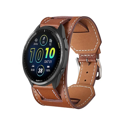 Garmin Leather Watch Band - Classic Strap
