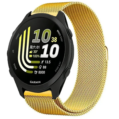 Garmin Milanese Smartwatch Band - Magnetic Metal Strap