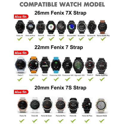 Garmin Leather Strap - Premium Replacement Band