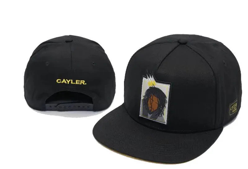 Classic Snapback Hat – Flat Bill Adjustable Baseball Cap