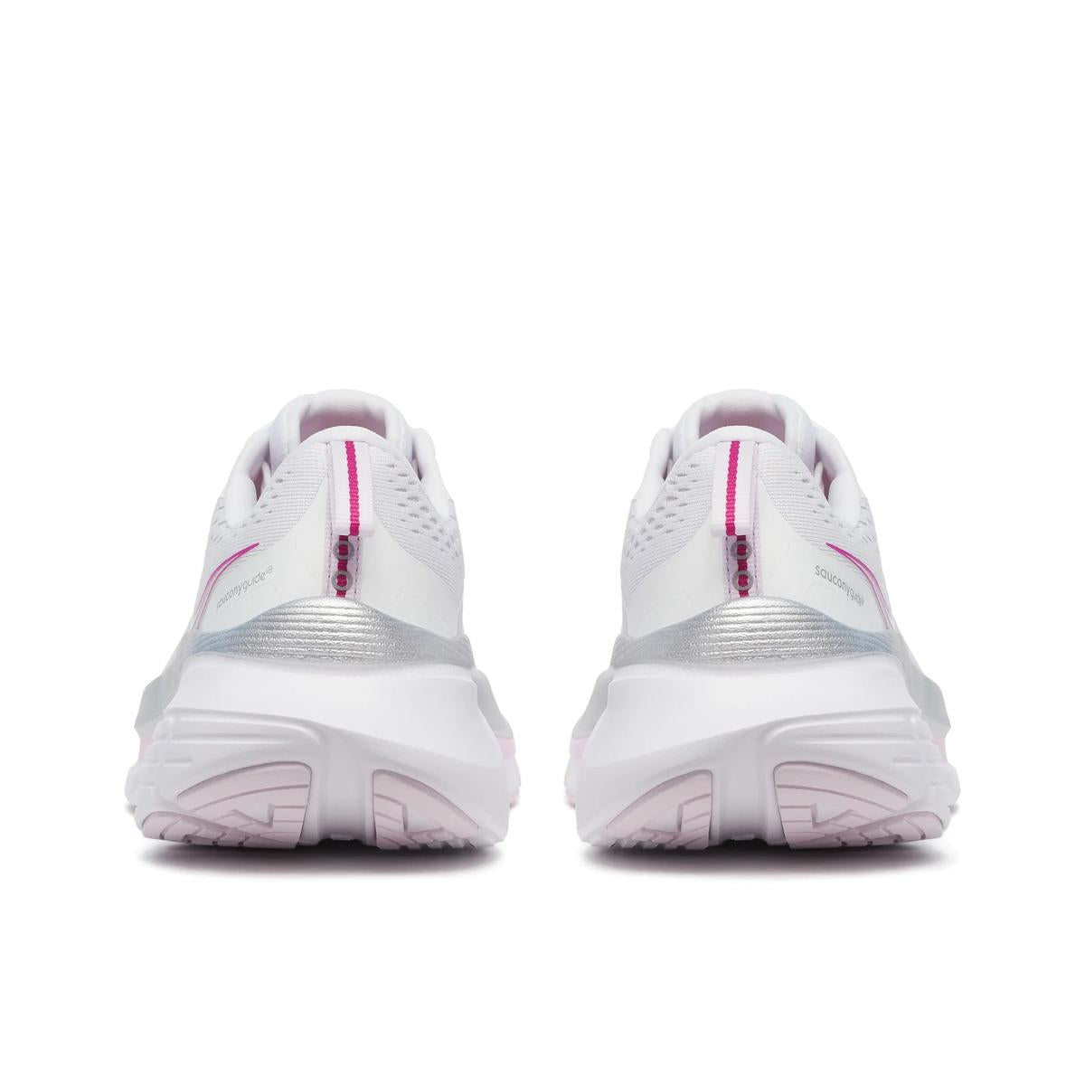 Saucony Women's Guide 18 White/Fuchsia