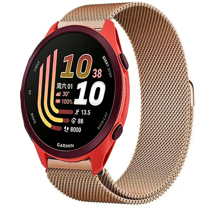 Garmin Milanese Smartwatch Band - Magnetic Metal Strap