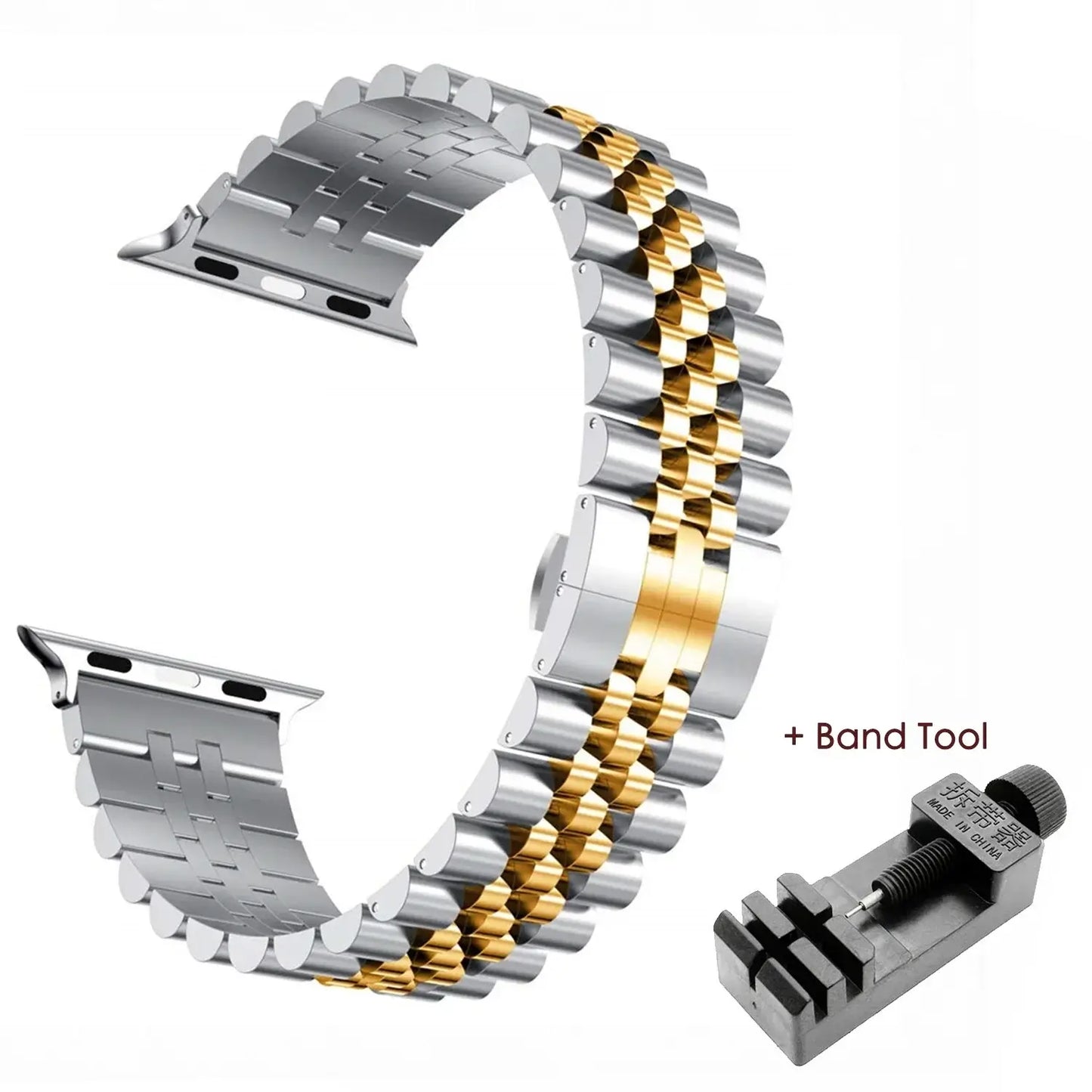 Apple Watch Stainless Steel Strap - Elegant Durable Design