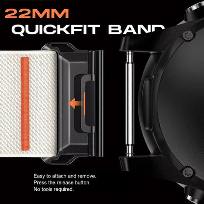 Garmin Nylon Smartwatch Band - QuickFit Buckle Strap