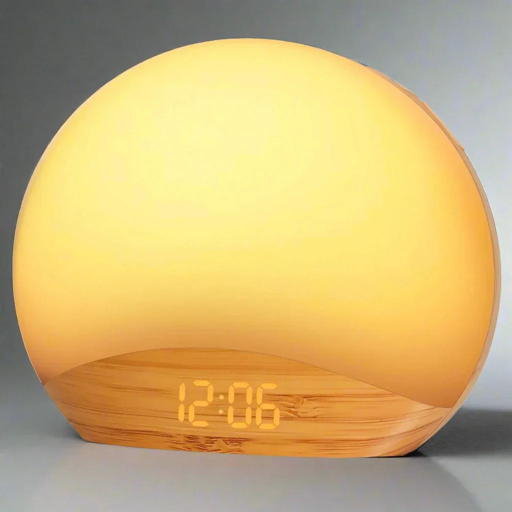 Sound machine sunrise alarm clock