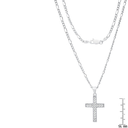 Sterling Silver Cross Pendant Necklace