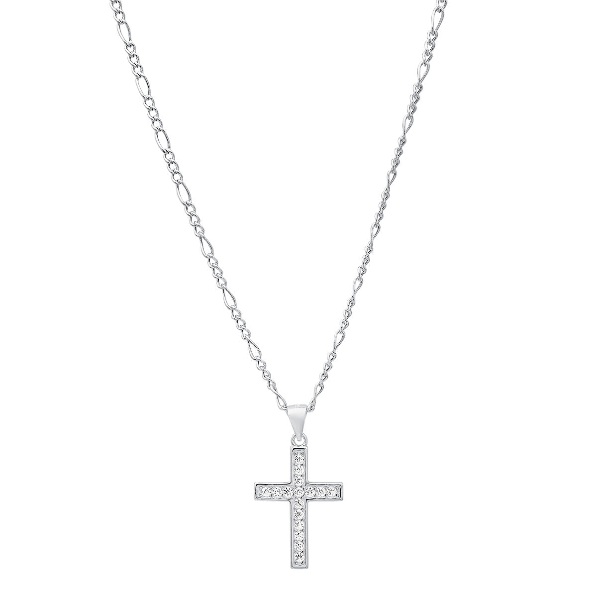 Sterling Silver Cross Pendant Necklace