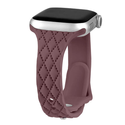 Apple Watch Silicone Strap - Slim Engraved Comfort Fit