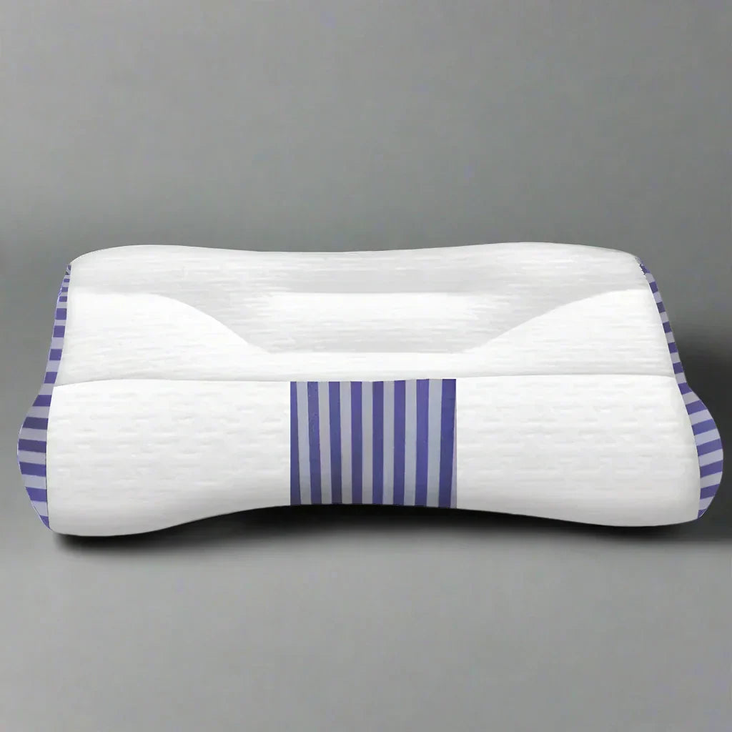 Ergonomic Goose Down Pillow for Cervical Support