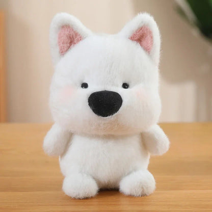 Cute Sitting Animal Plush Toys – Red Panda, Fox, Sloth & More