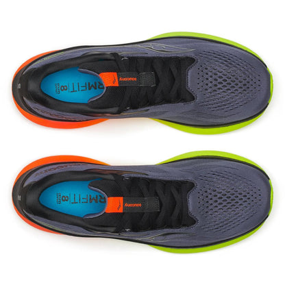 Saucony Men's Ride 18 Black/Yellow/Orange