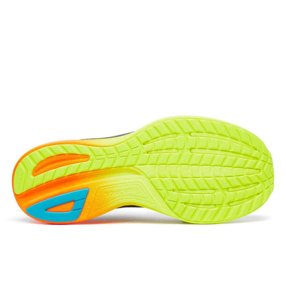 Saucony Men's Ride 18 Black/Yellow/Orange
