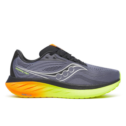 Saucony Men's Ride 18 Black/Yellow/Orange
