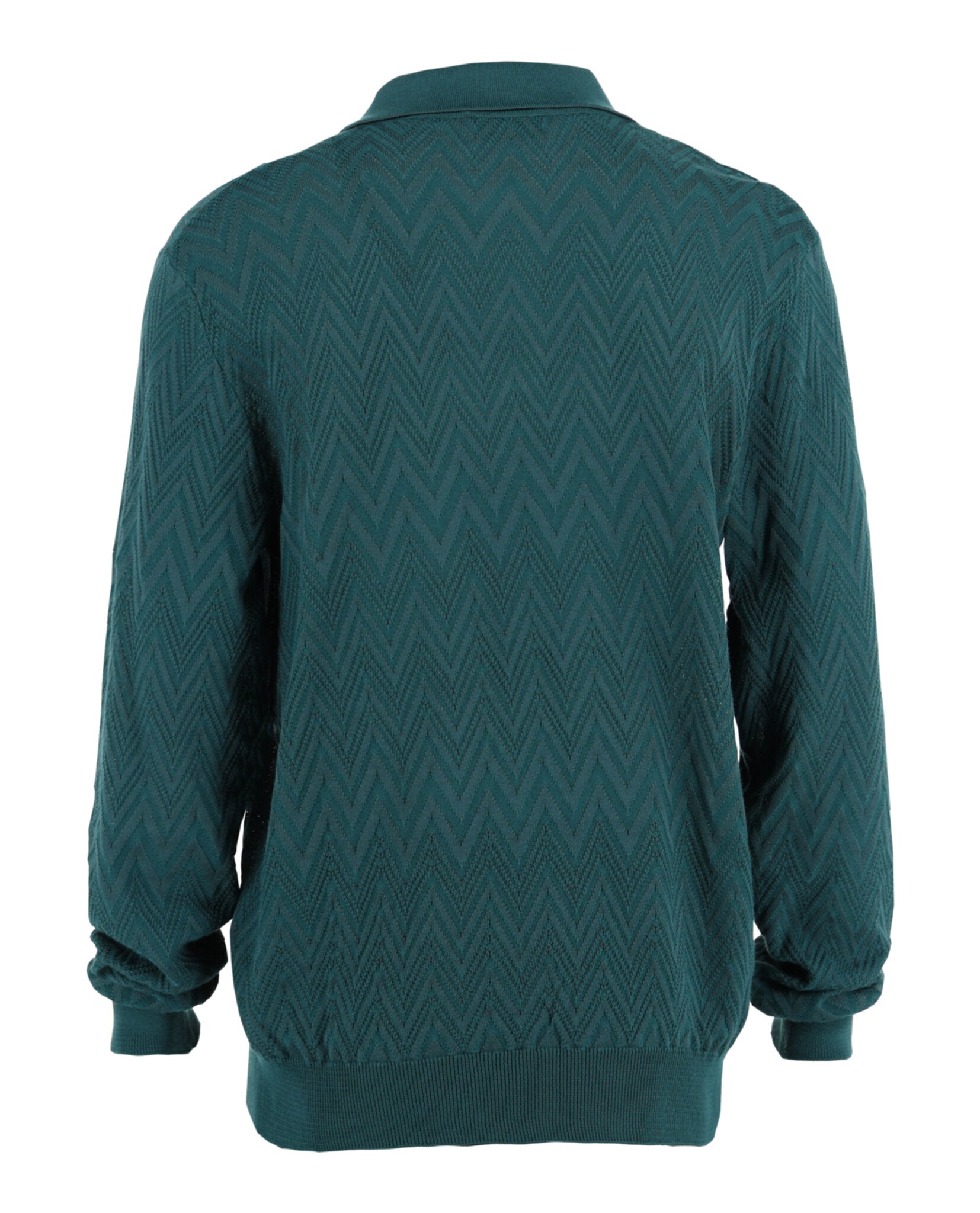 Missoni Long Sleeve Zig Zag Knit Polo Shirt – Zulily