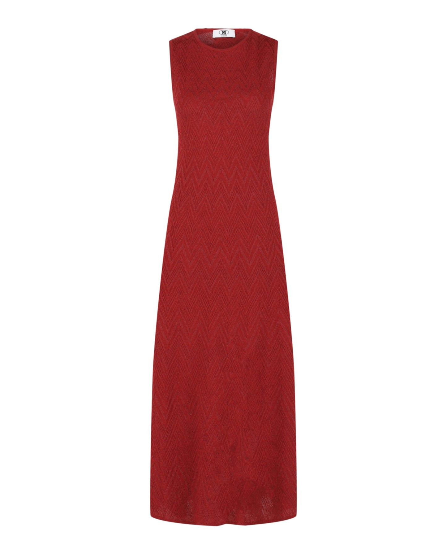 M Missoni Metallic Chevron Maxi Dress