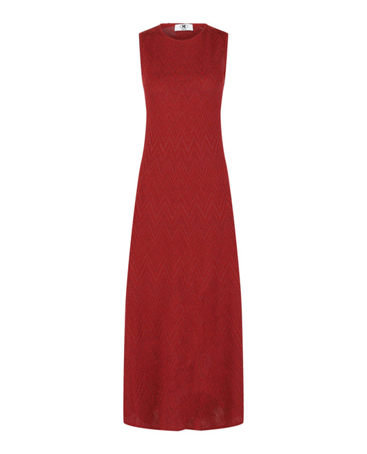 M Missoni Metallic Chevron Maxi Dress