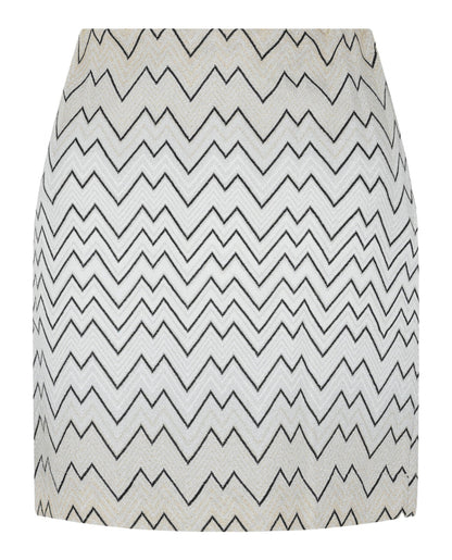 M Missoni Chevron Print Mini Skirt