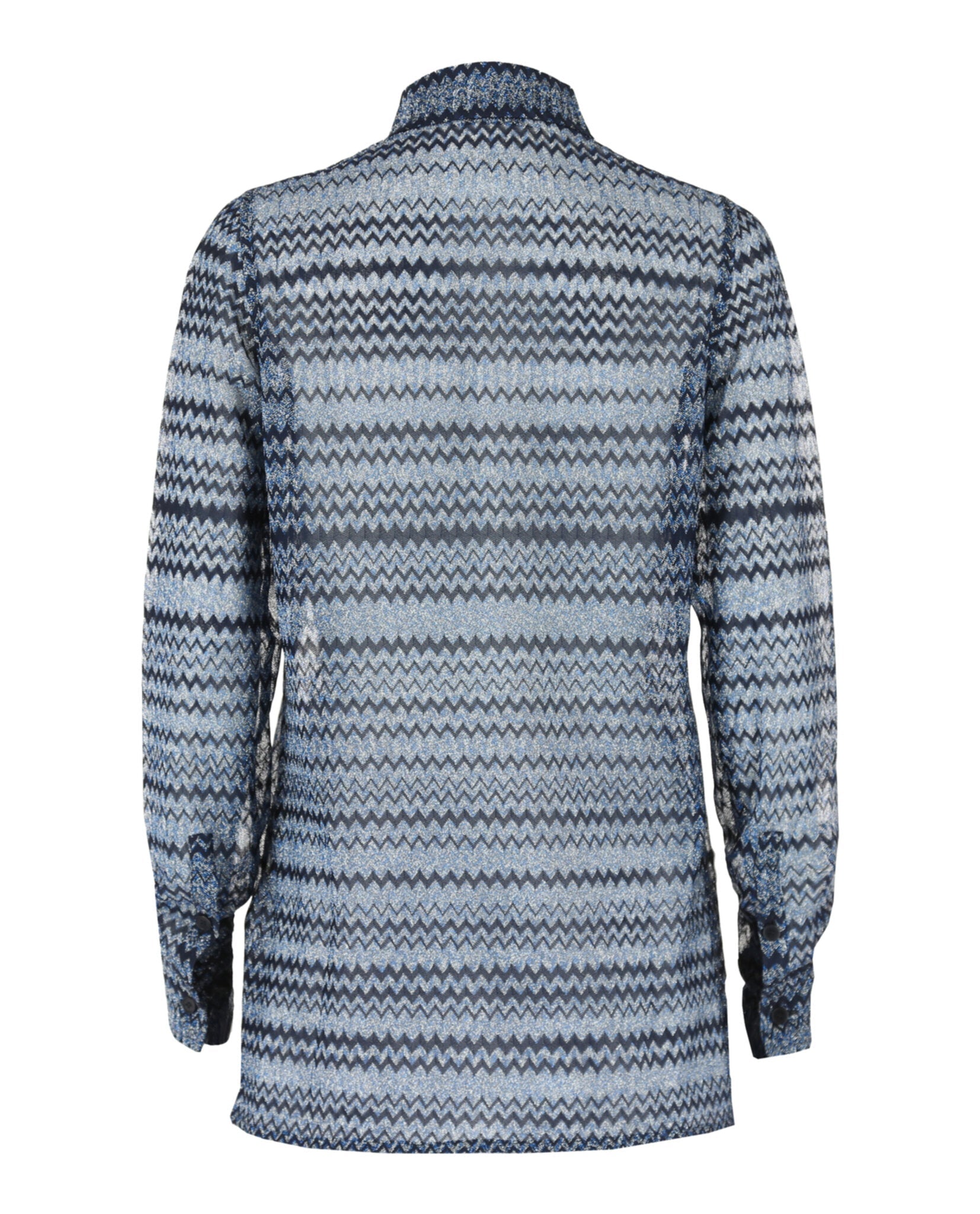 Missoni Long Sleeve Zig Zag Knit Polo Shirt – Zulily