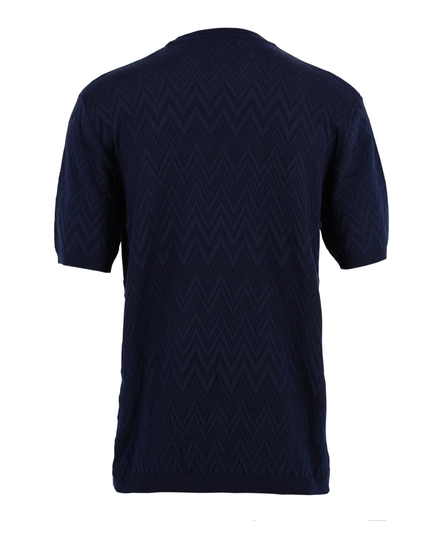 M Missoni Zig Zag Short Sleeve Sweater