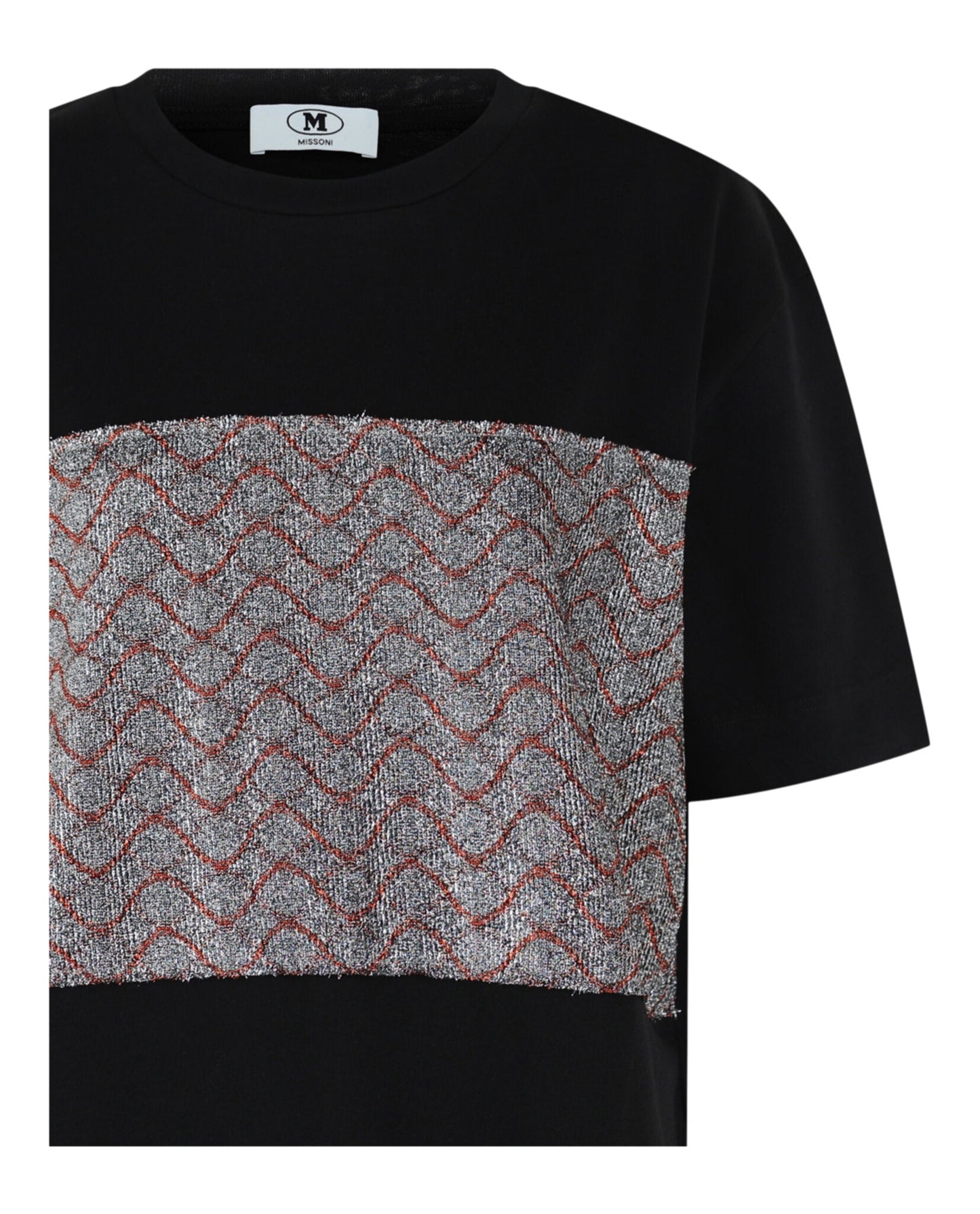 M Missoni Lamé Diamond Panel T-Shirt