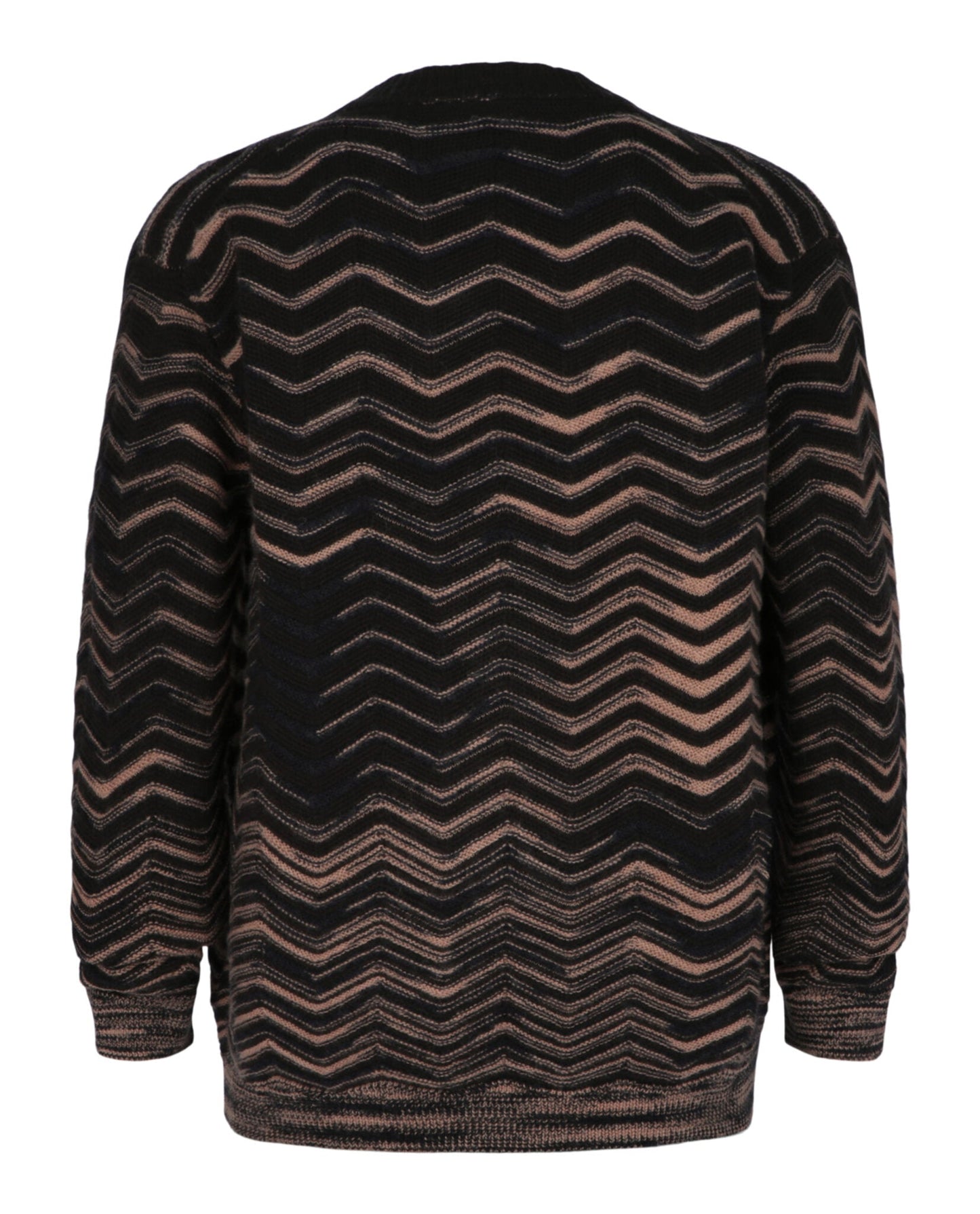 M Missoni Chevron-Knit Cardigan