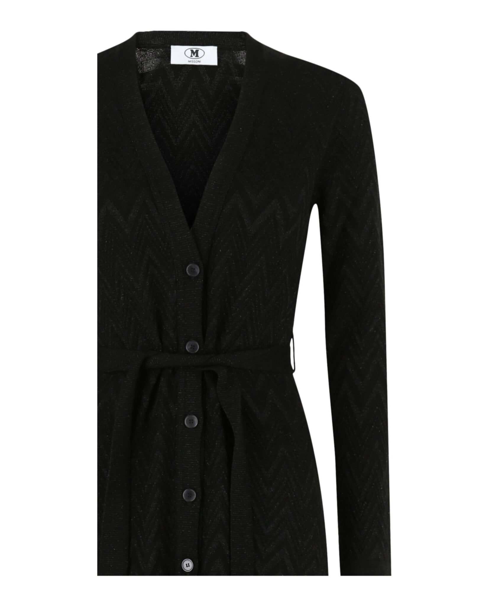 Missoni Zig Zag Patterned Sweater Dress Black / S Missoni Zig Zag Patterned Sweater Dress Black / S