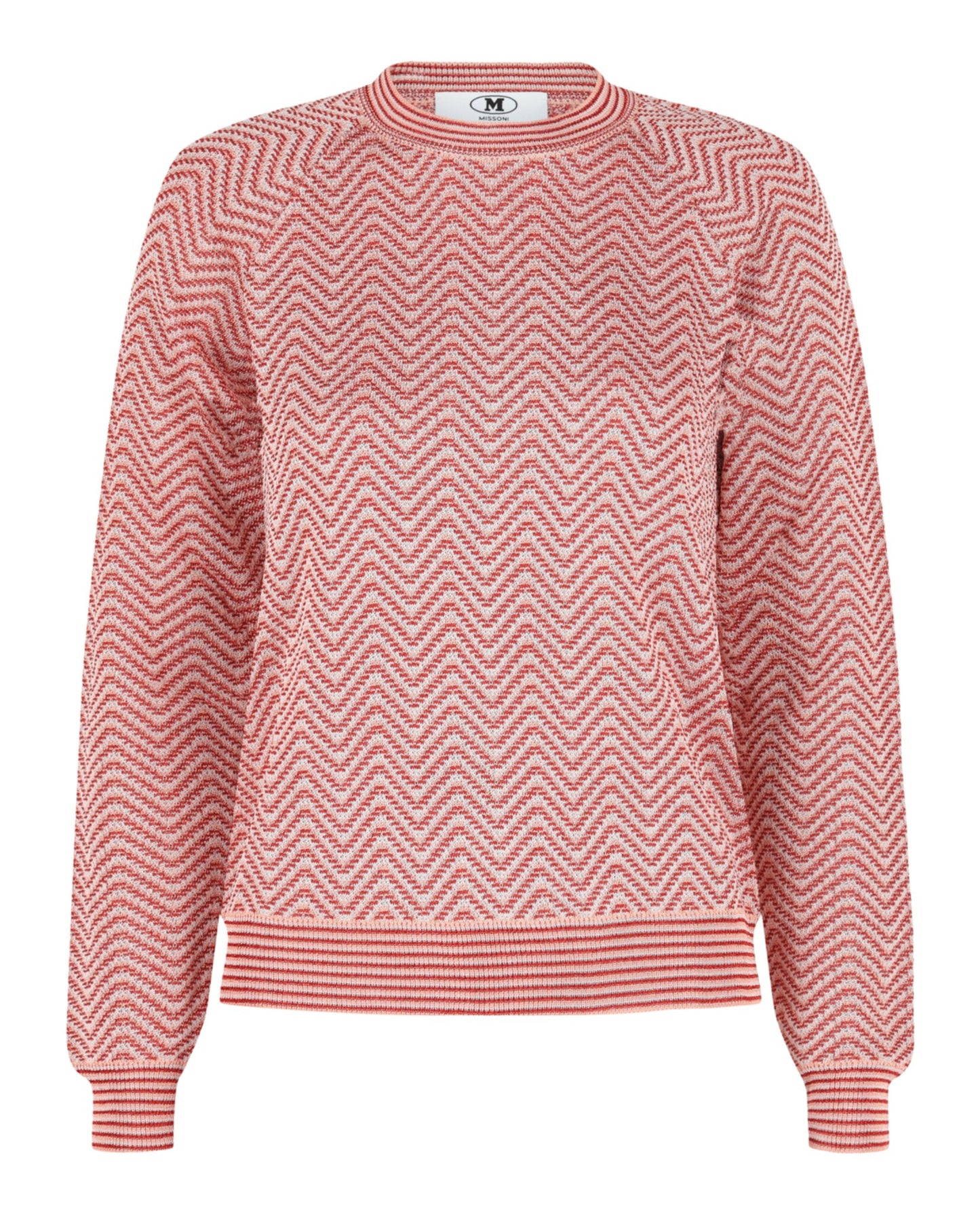 M Missoni Zig Zag Crewneck Sweater