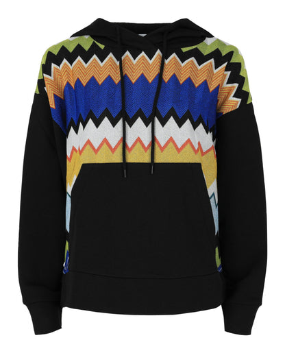 M Missoni Metallic Chevron Hoodie