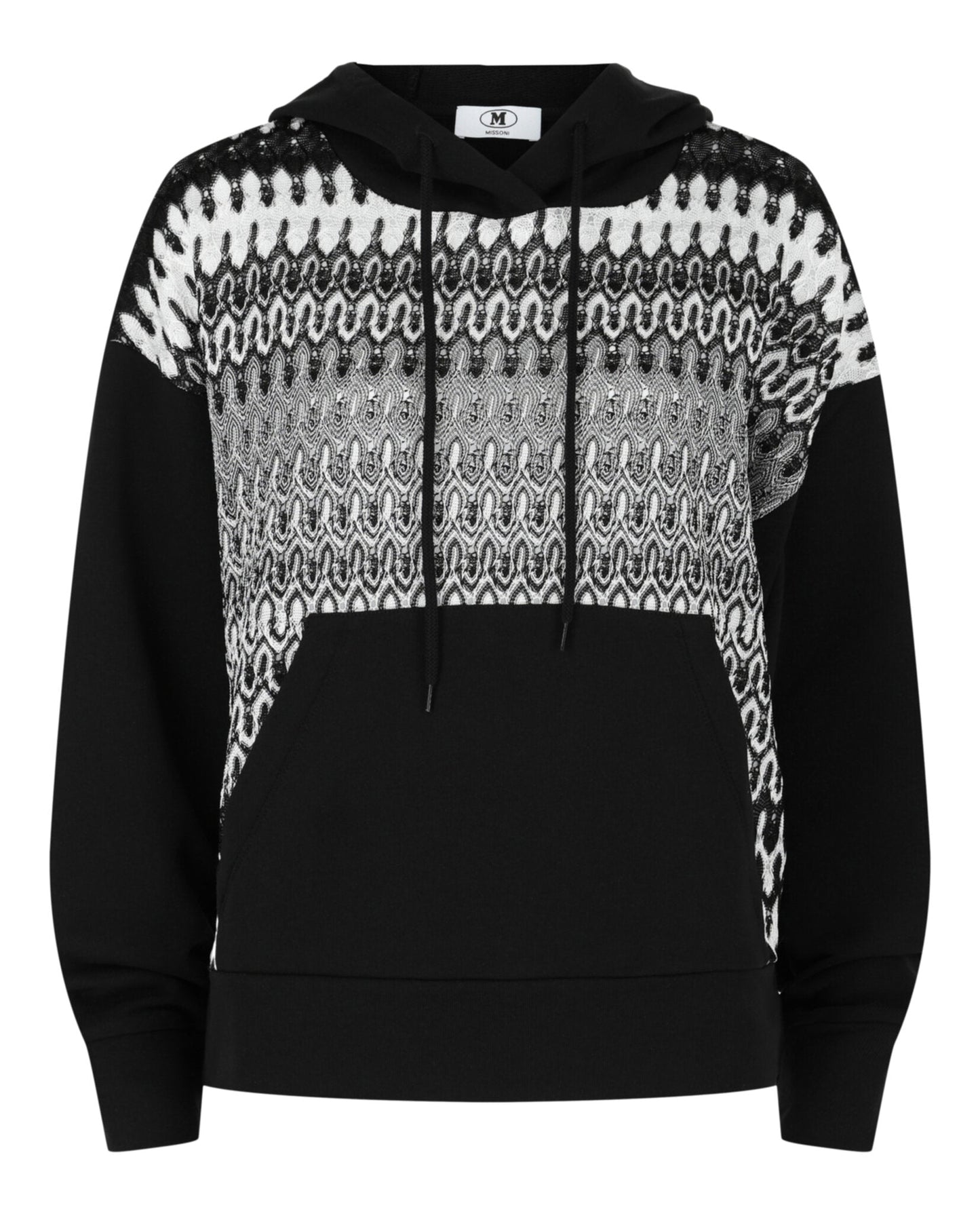 M Missoni Embroidered Mesh Hoodie