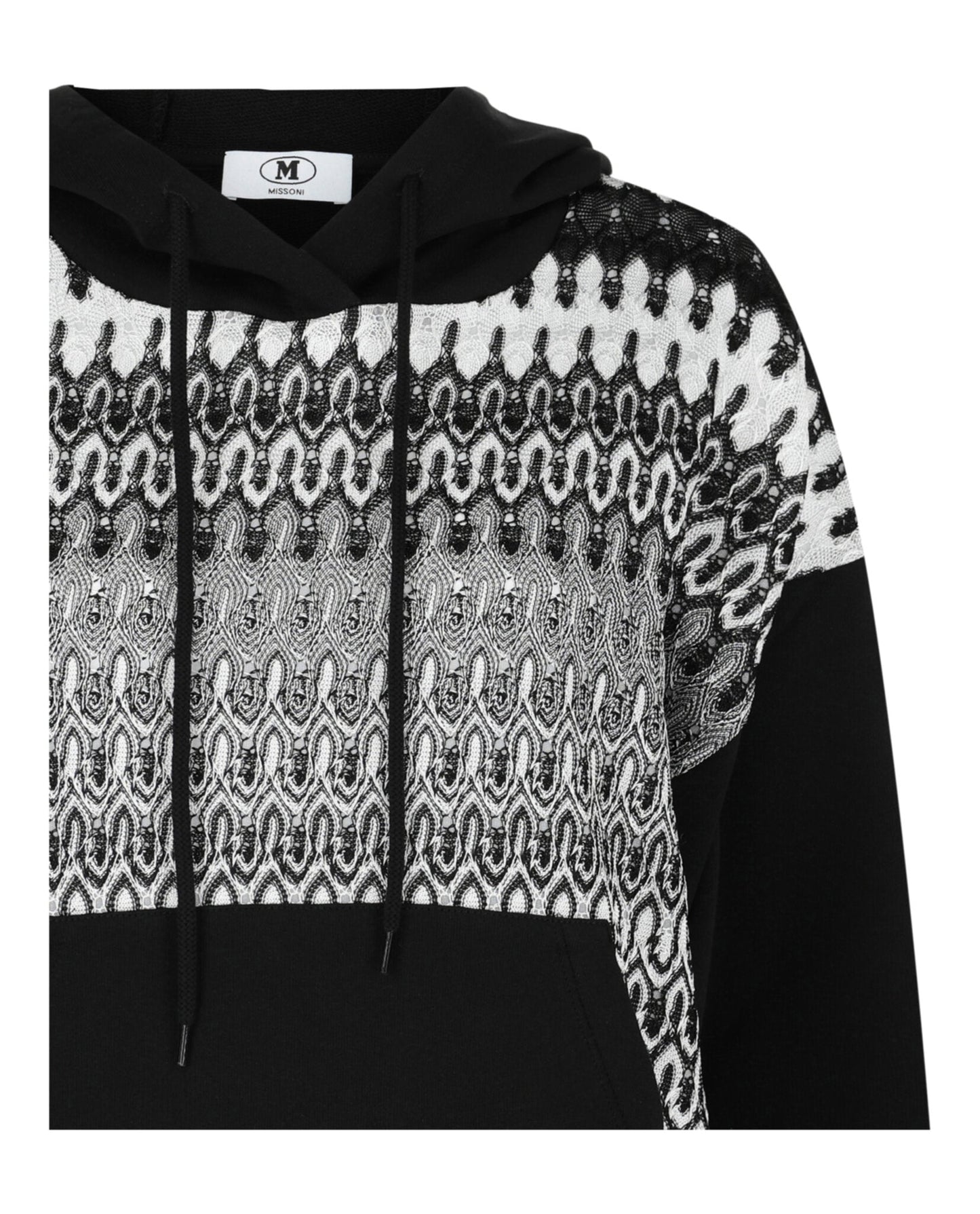 M Missoni Embroidered Mesh Hoodie