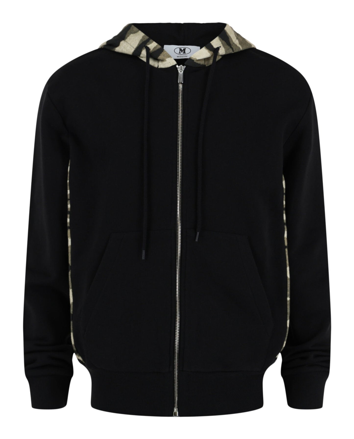 M Missoni Zig Zag Print Zip Up Hoodie
