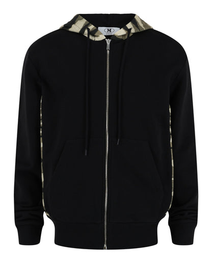 M Missoni Zig Zag Print Zip Up Hoodie