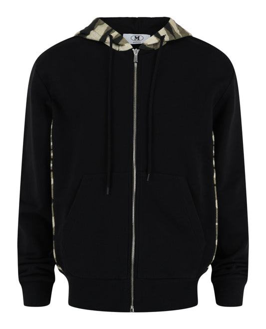 M Missoni Zig Zag Print Zip Up Hoodie