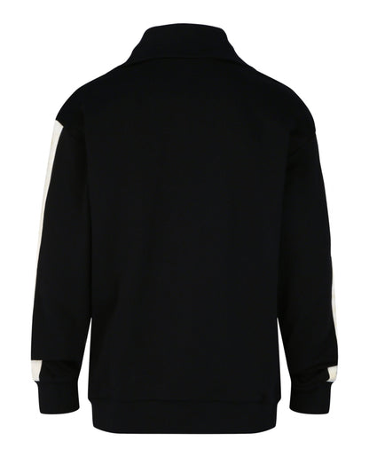 M Missoni Zig Zag Stripe Quarter-Zip Sweatershirt